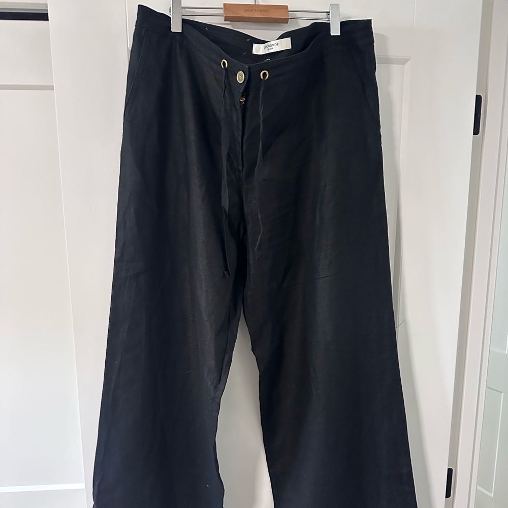 Liz Claiborne Black Drawstring Pants